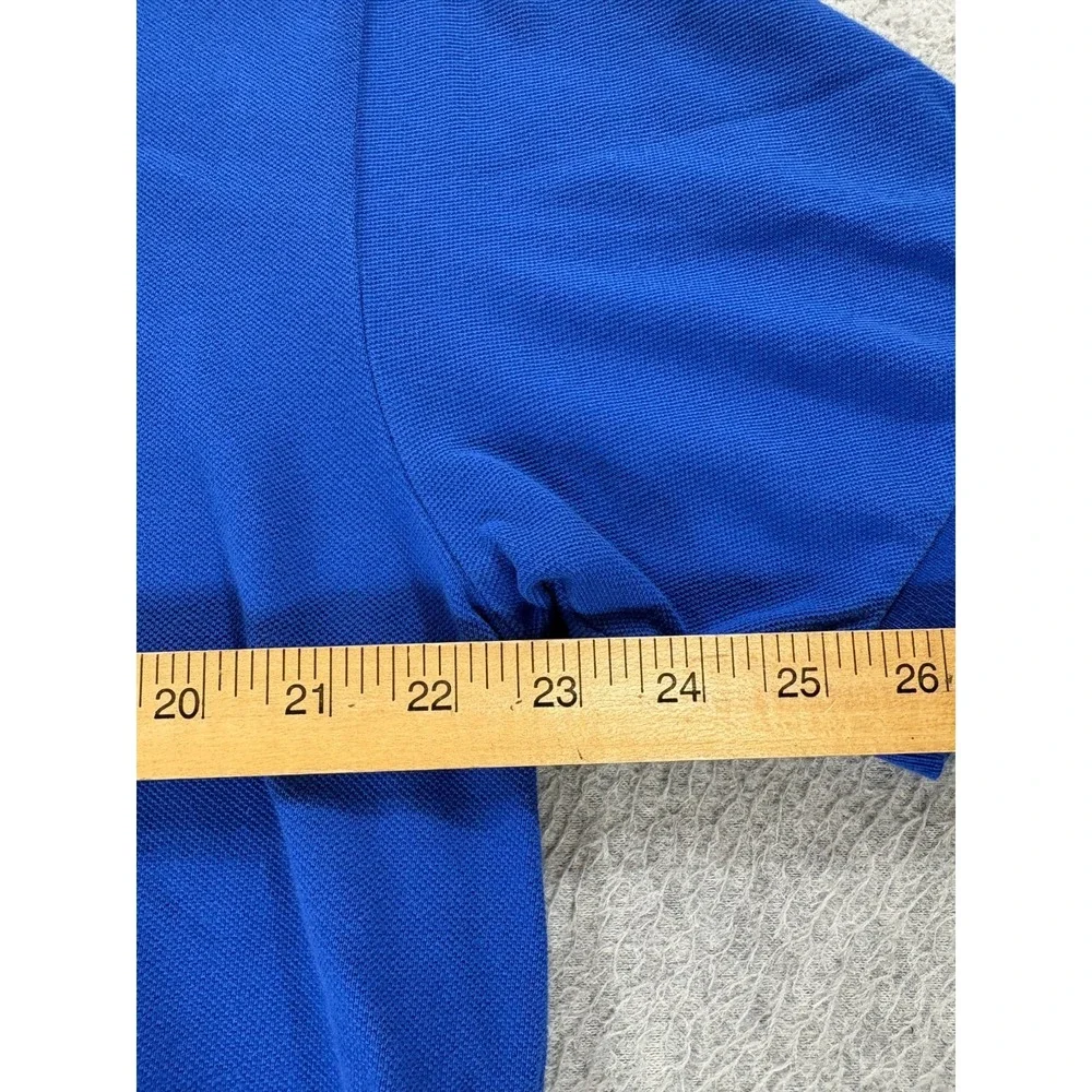 Polo Ralph Lauren Classic Solid Cotton Polo Shirt (Men's XL) Blue